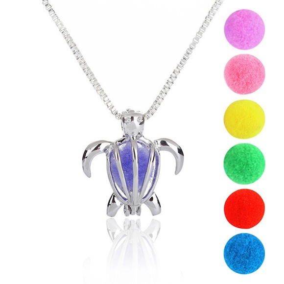Small turtle aromatherapy diffuser locket - Picture 8 of 8
